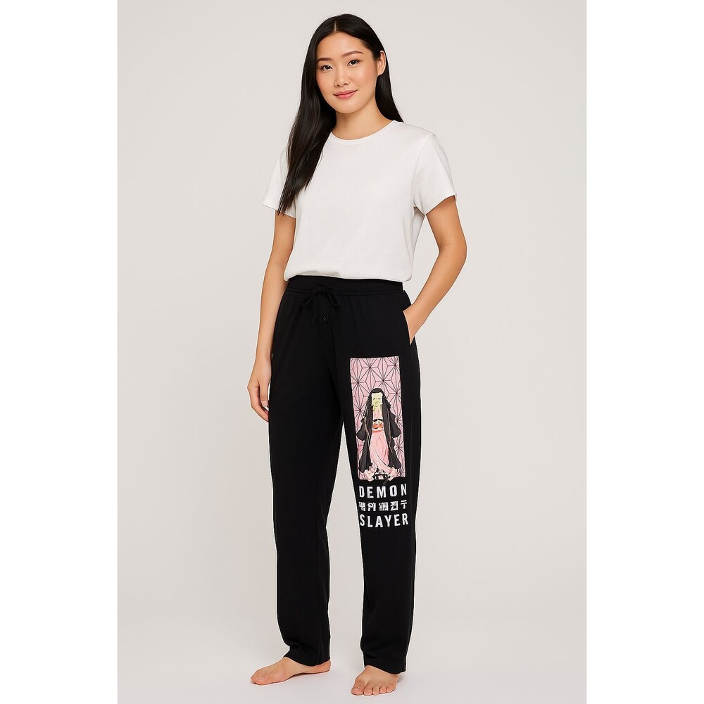 Demon Slayer Nezuko Lounge Pants Women's Large BoxLunch Anime Sleep Pajama